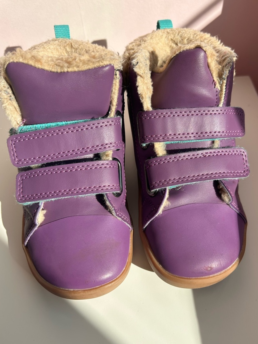 Ten Little Fuzzy Boot in Purple,, old size 9.5 (new Sz 9)